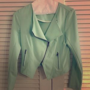 Mint green lightweight jacket